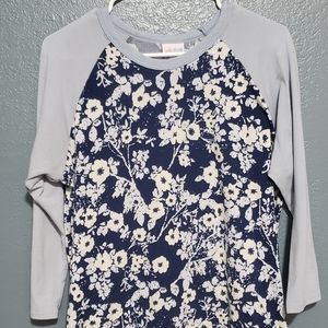 LuLaRoe Floral Top